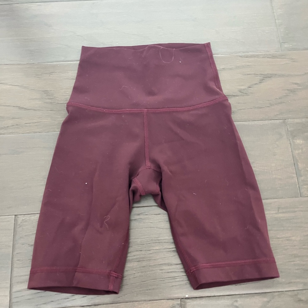 lululemon athletica Burgundy Athletic Shorts